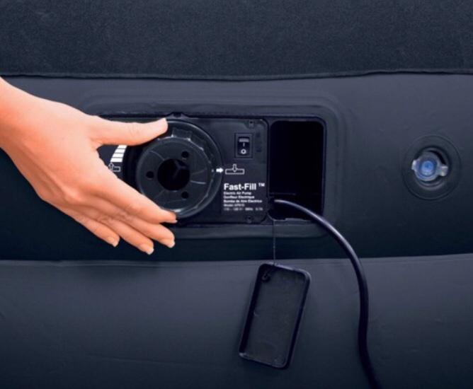 Intex Single Size Air Bed with Inbuilt Pump, Everything Else on Carousell