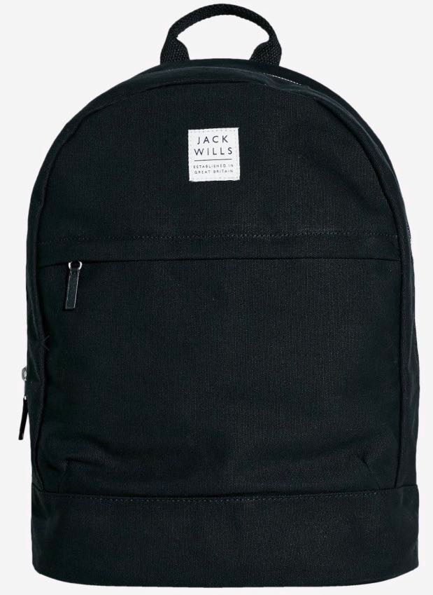 Jack Wills Portbury Backpack in Black