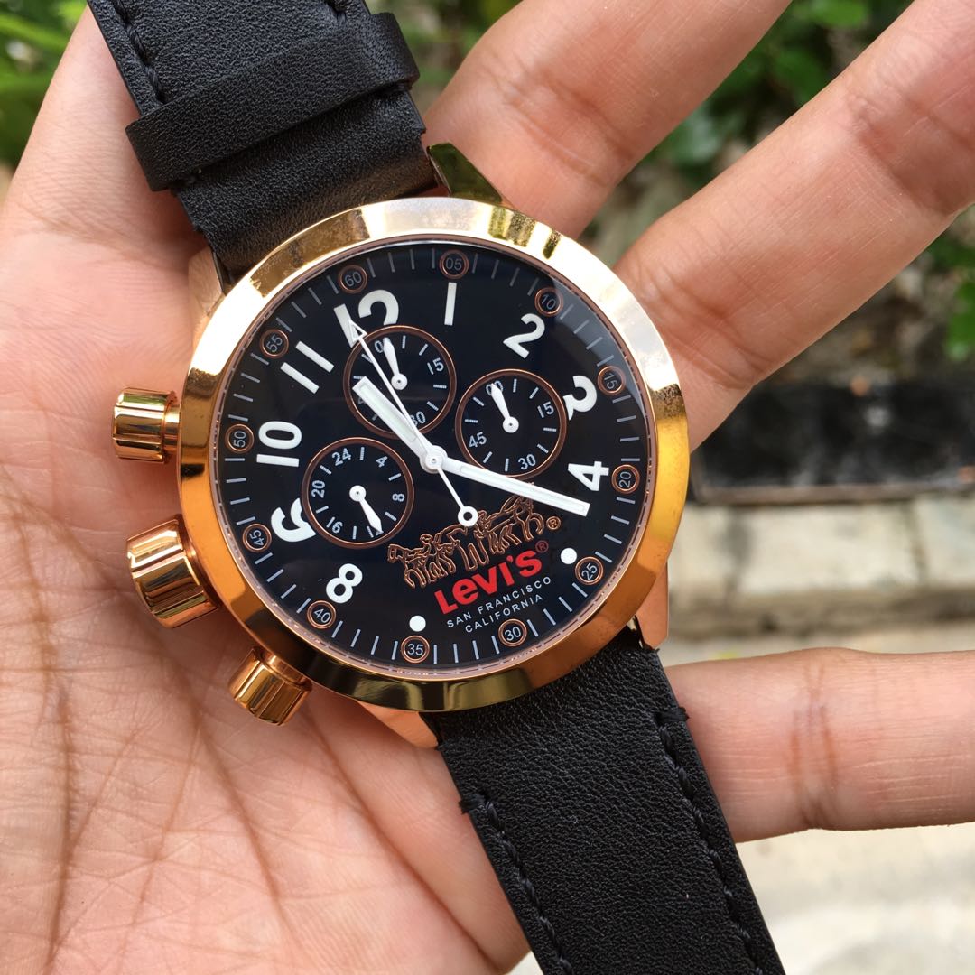 Jam LEVIS gold original, Men's Fashion 