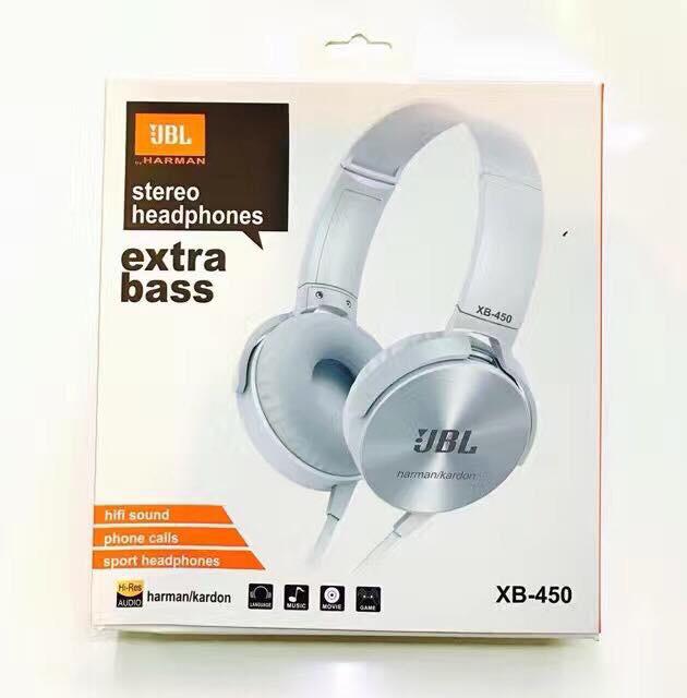 JBL Extra Bass Headset XB 450 (Category: Headphones & Headsets) located in Taguig. Submitted by closetcompany (Listing ID 232250723, Image 1). Description: at * Hifi Sounds * Can support Phone Calls * Sport Headphones * Assorted Colors .