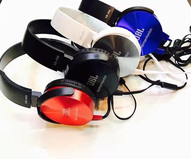 JBL Extra Bass Headset XB 450 (Category: Headphones & Headsets) located in Taguig. Submitted by closetcompany (Listing ID 232250723, Image 2). Description: at * Hifi Sounds * Can support Phone Calls * Sport Headphones * Assorted Colors .