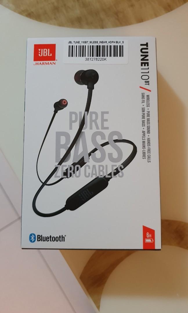 Jbl pure bass shop zero cables 110bt