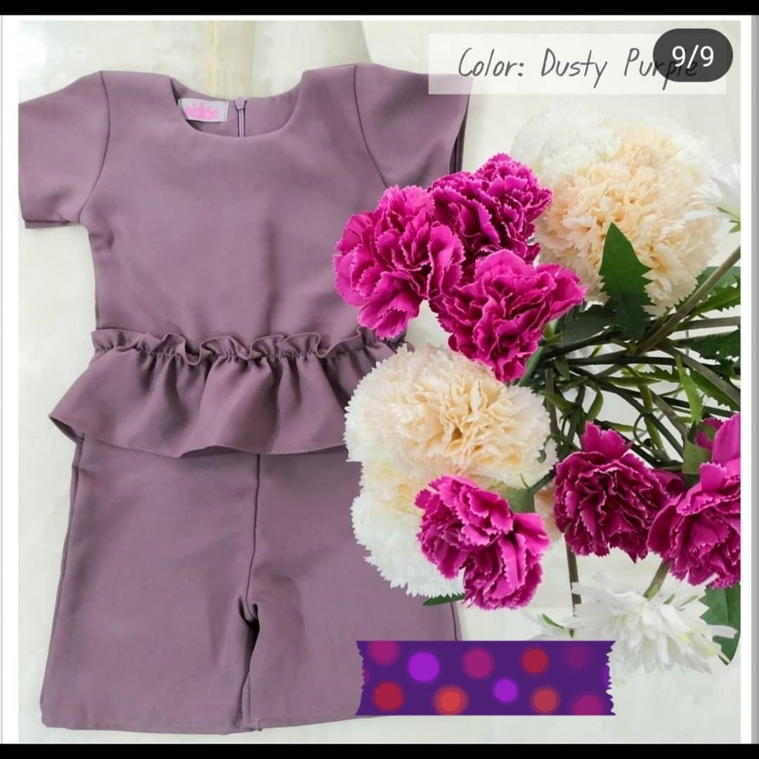 purple jumpsuit apparel