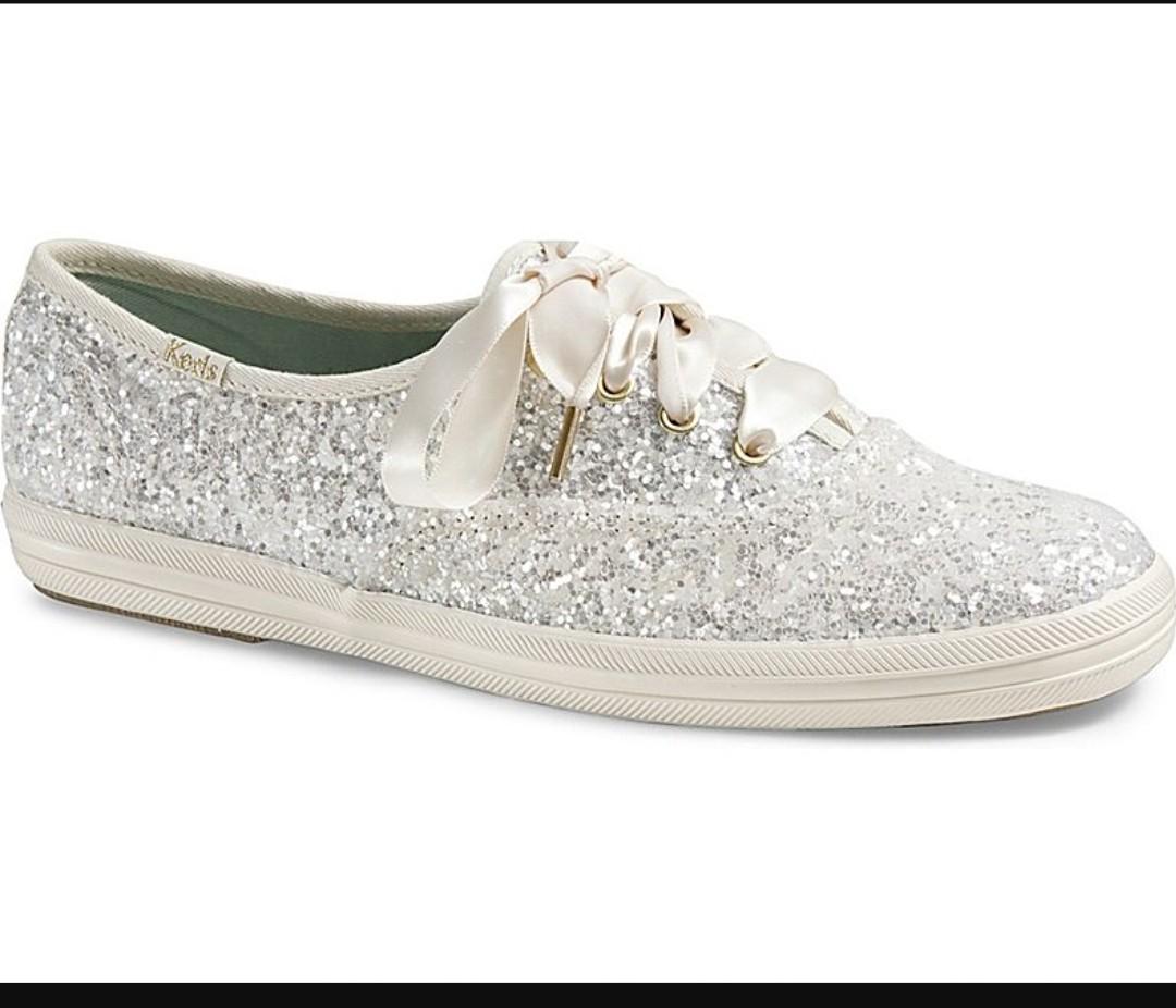 White outlet glitter keds