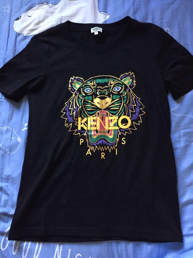kenzo tiger head t shirt