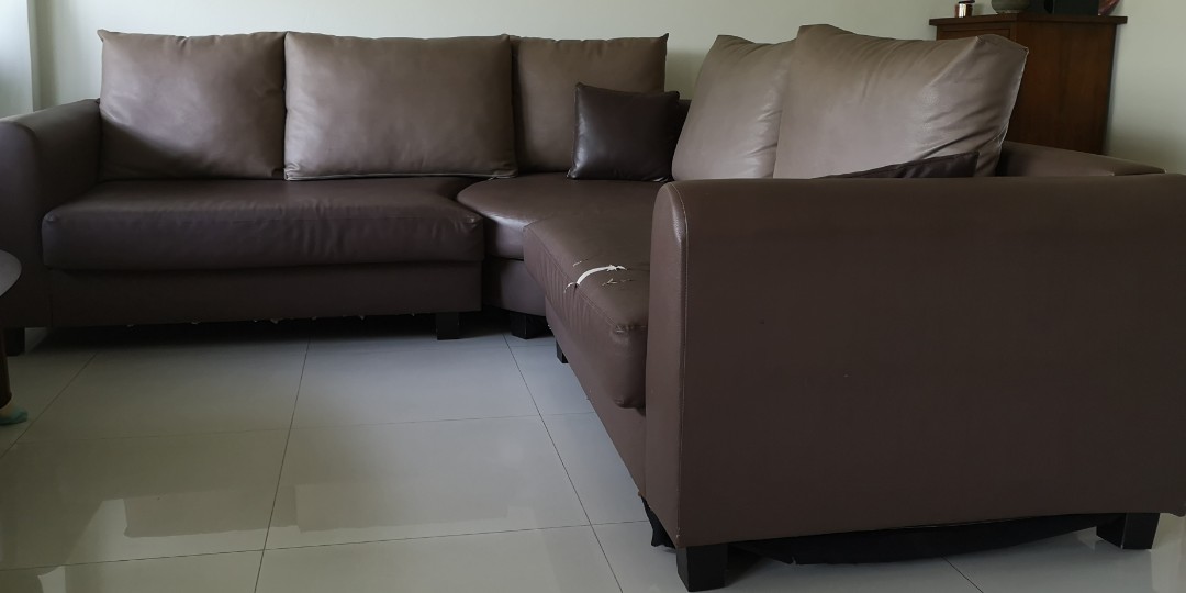 Large L Shaped Sofa 240cm X