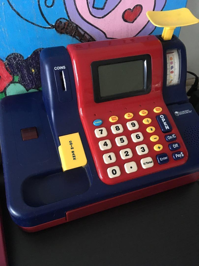 learning resources pretend and play teaching cash register