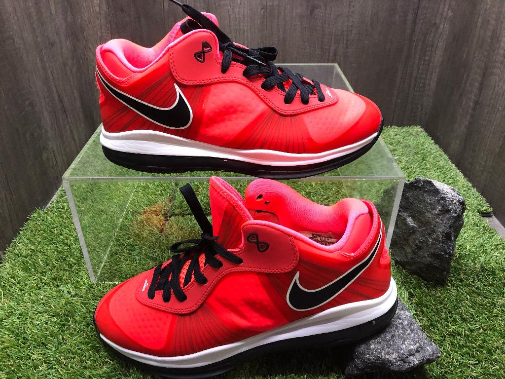 LeBron 8 V 2 Low Solar Red Men s Fashion Footwear Sneakers on Carousell