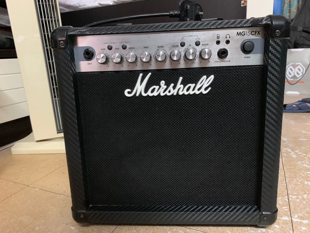 Marshall MG15CFX (guitar amp), 興趣及遊戲, 音樂、樂器& 配件, 樂器