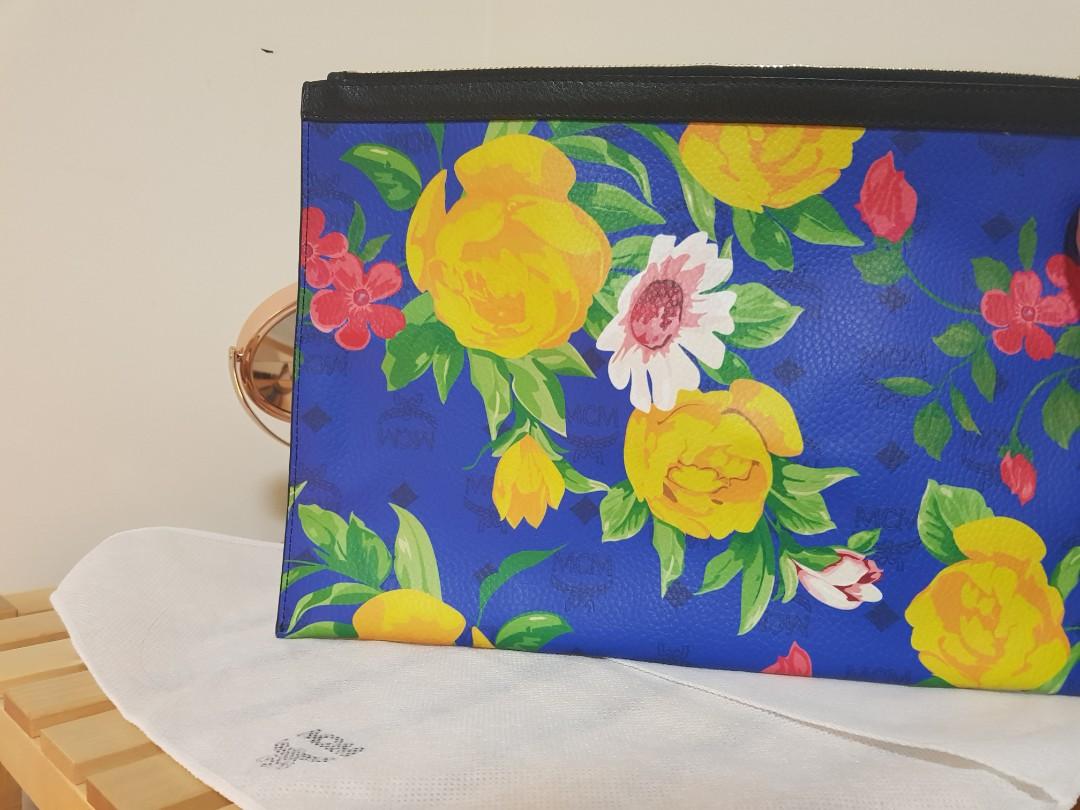 Mcm hotsell floral bag