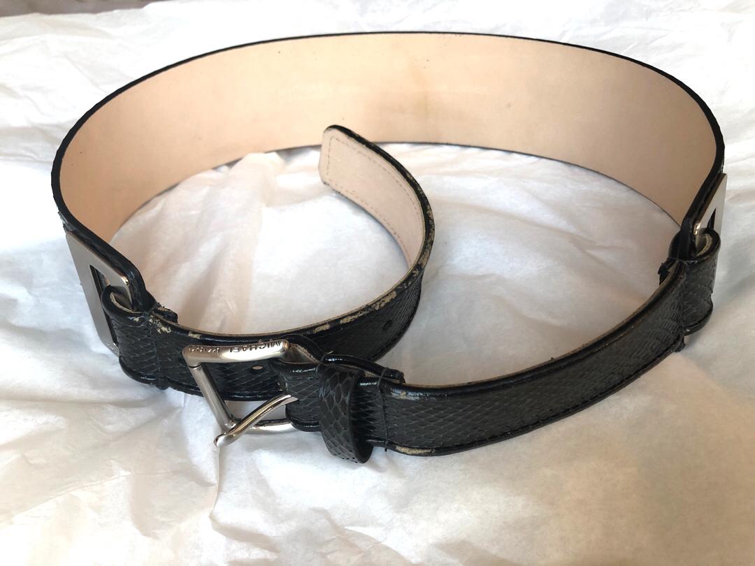 Michael kors 2025 snakeskin belt