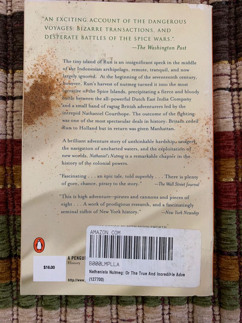 Nathaniel’s Nutmeg by Giles Milton (Category: Storybooks) located in Marikina City. Submitted by beebadobea (Listing ID 232200131, Image 2). Description: Pls see pics tnx.