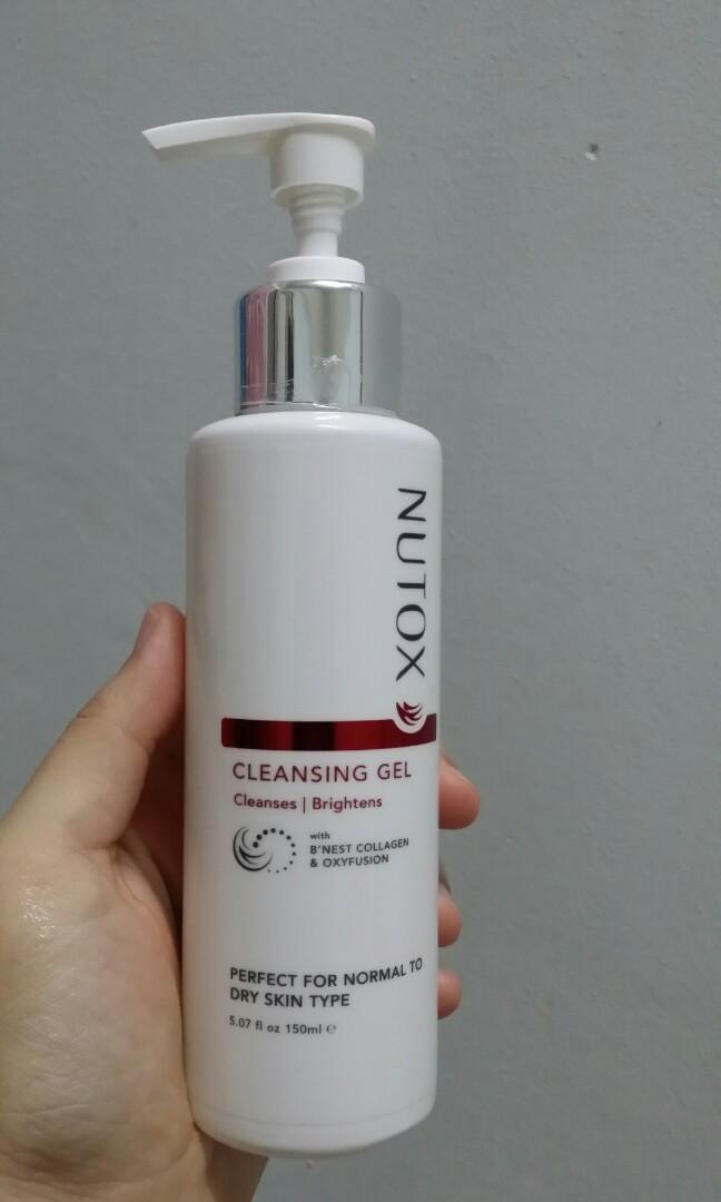 Nutox Cleansing Gel Health Beauty Skin Bath Body On Carousell