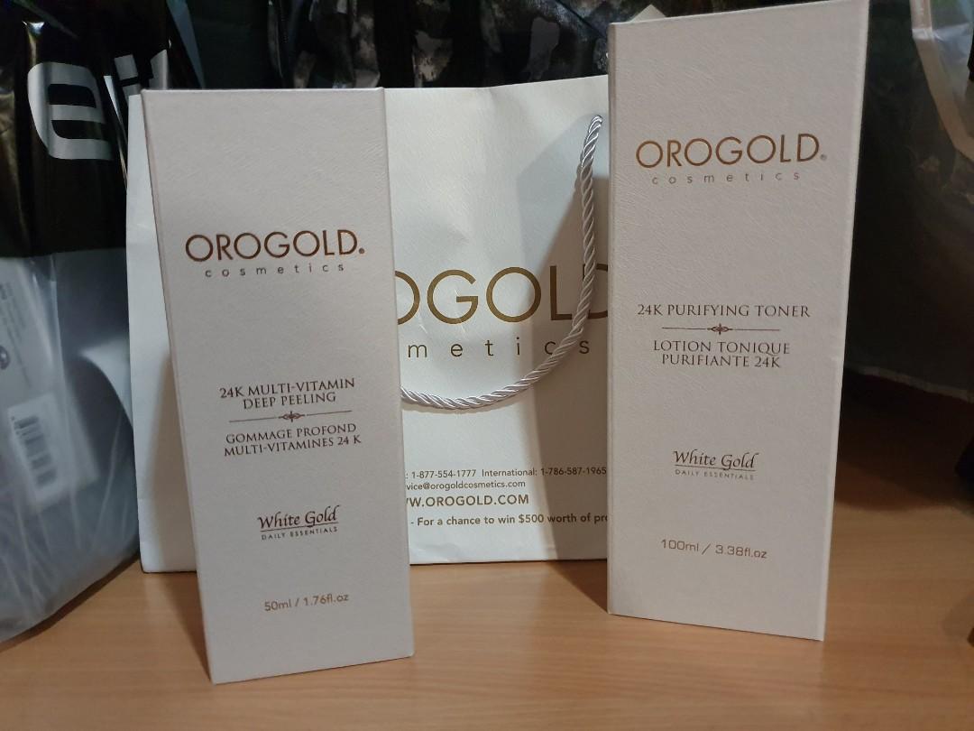 orogold cosmetics 24k multivitamin deep peeling