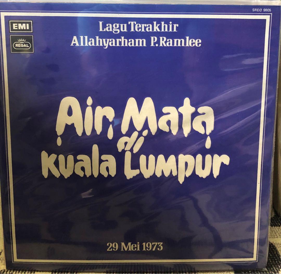 P Ramlee Air Mata Di Kuala Lumpur Malay Lp Vinyl Record Hobbies Toys Music Media Vinyls On Carousell