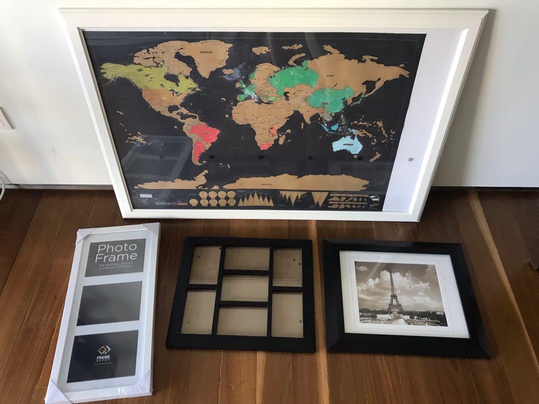 Picture Frames Mixed Set Of 4 Different Sizes Furniture Home
