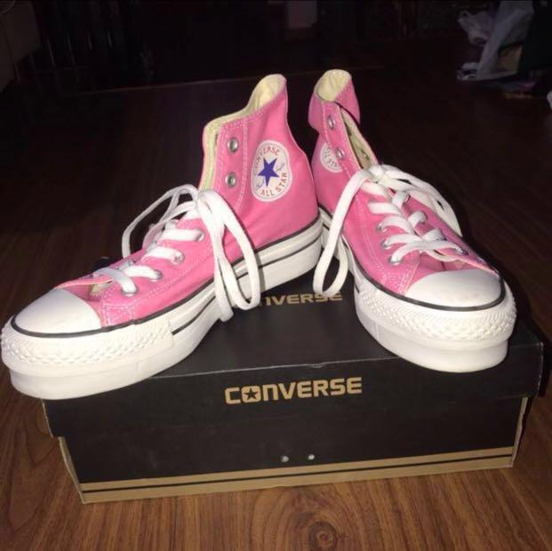 pink converse high