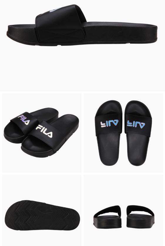 fila slides holographic