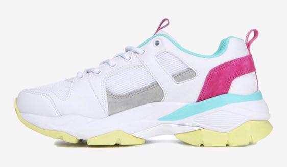 fila ray white pink mint