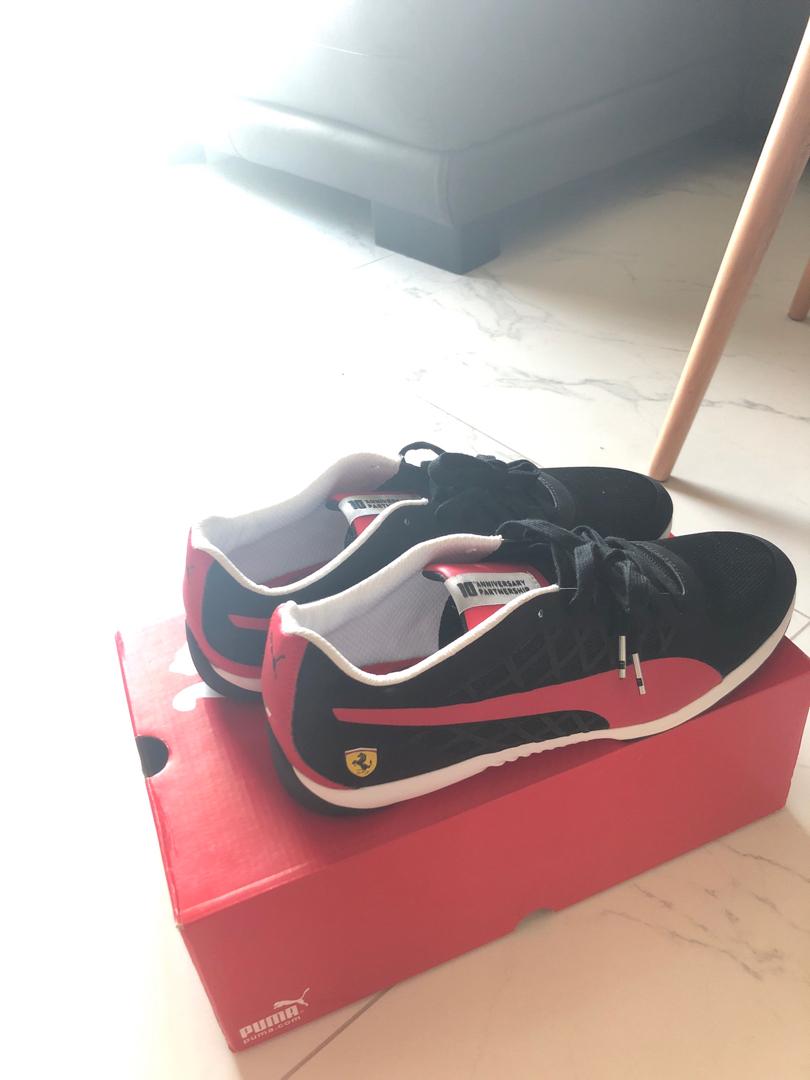 Puma 10 year anniversary shoes with ferrari Women s Fashion Footwear Sneakers on Carousell