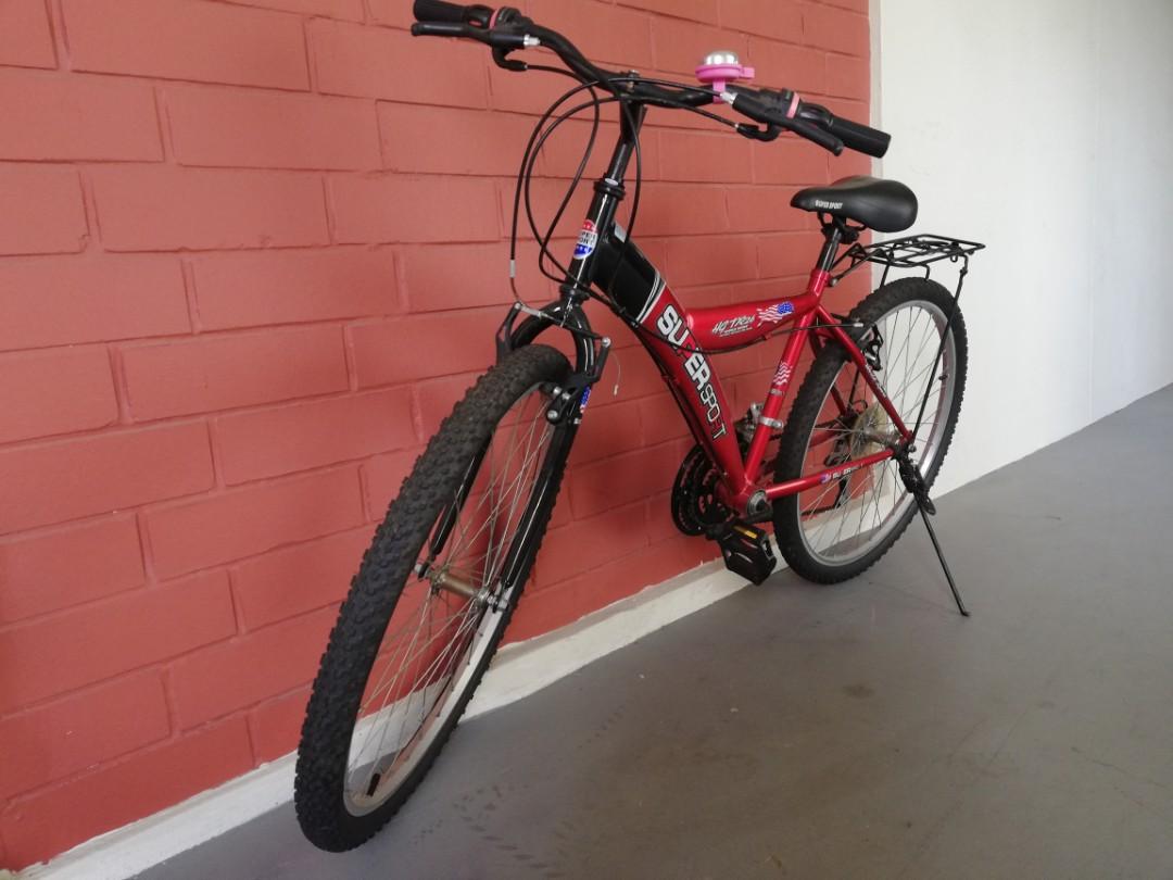 red mountain bike handlebars