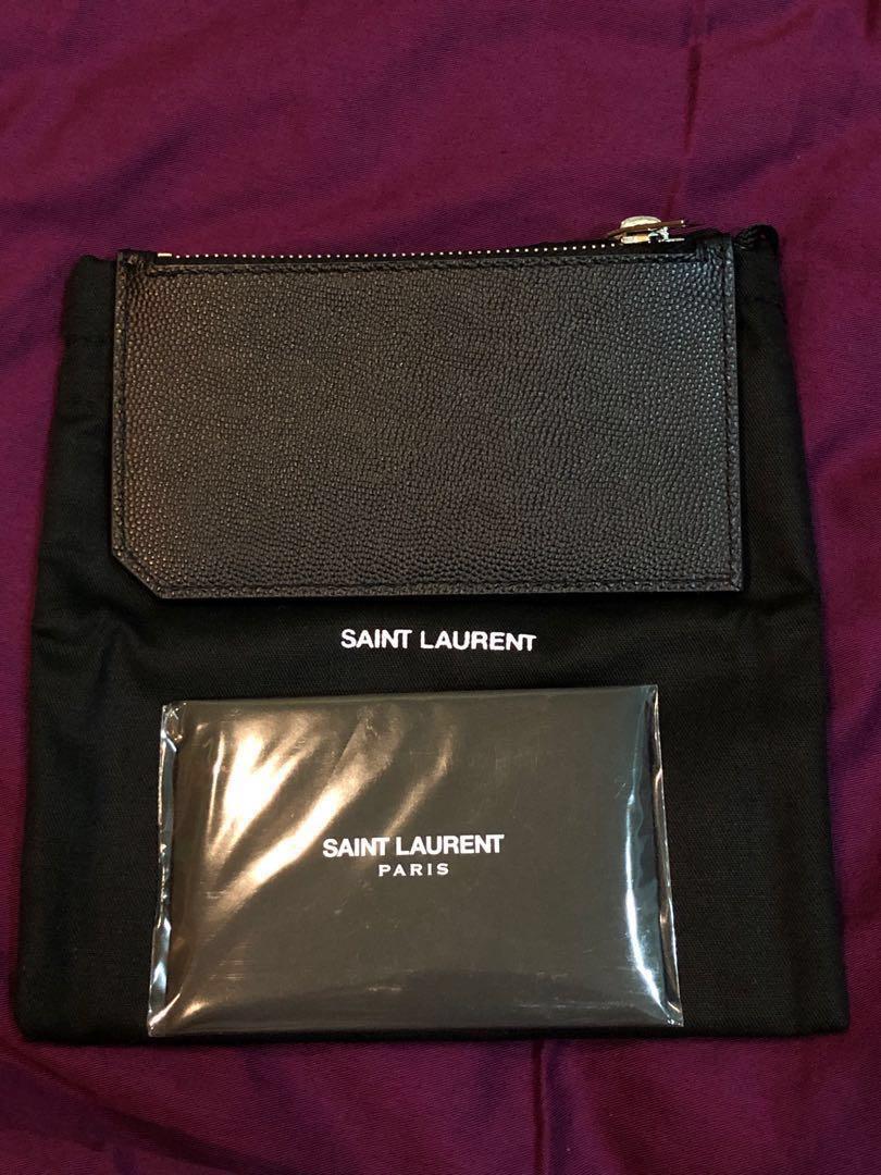 Saint Laurent Fragment Zipped Card Case - One Year Review — Raincouver  Beauty