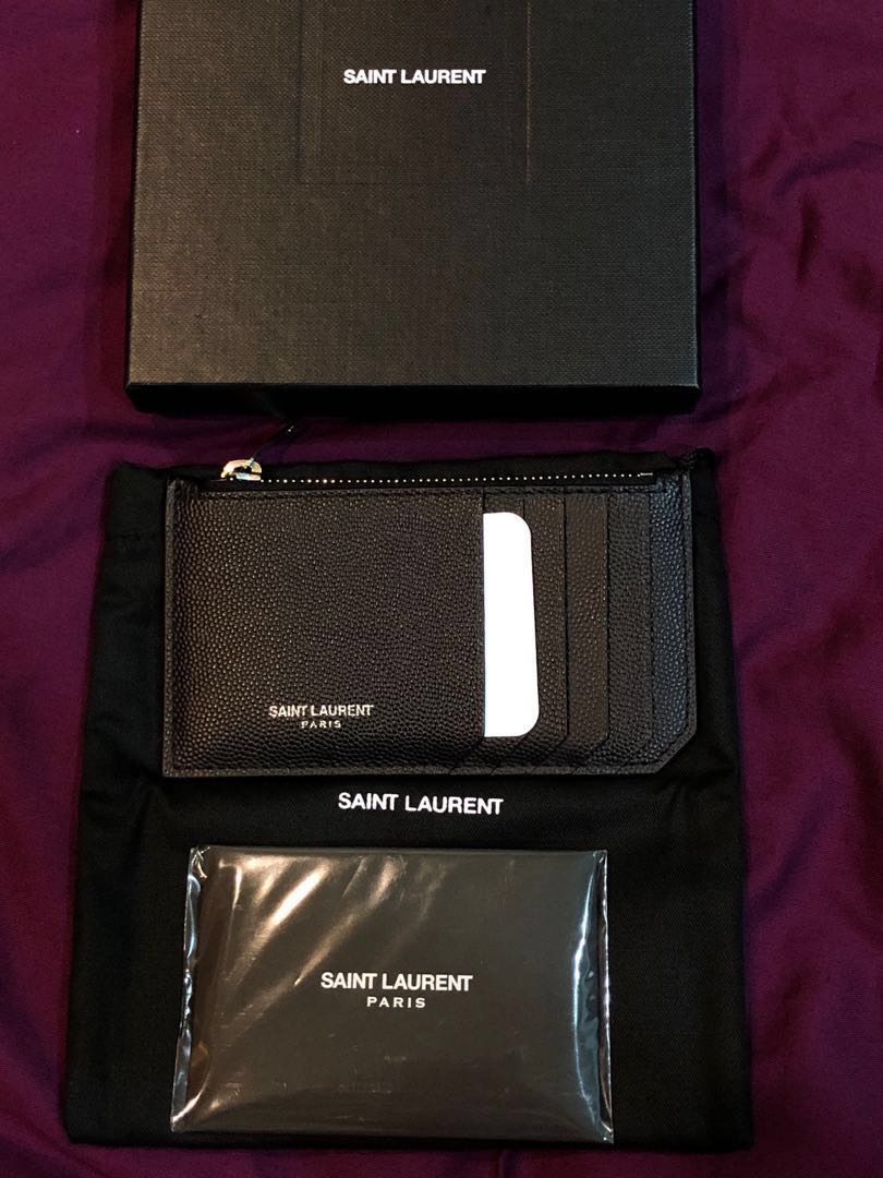 Saint laurent deals fragments card case