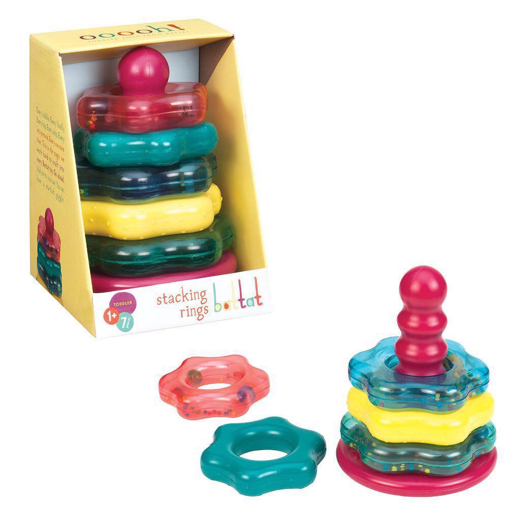 Battat Stacking Rings and Rattle Toy 