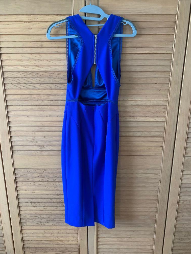 Sheike cobalt blue dress sales