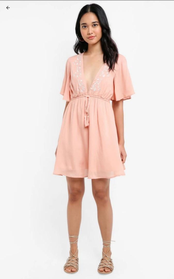 Zalora something store borrowed dress