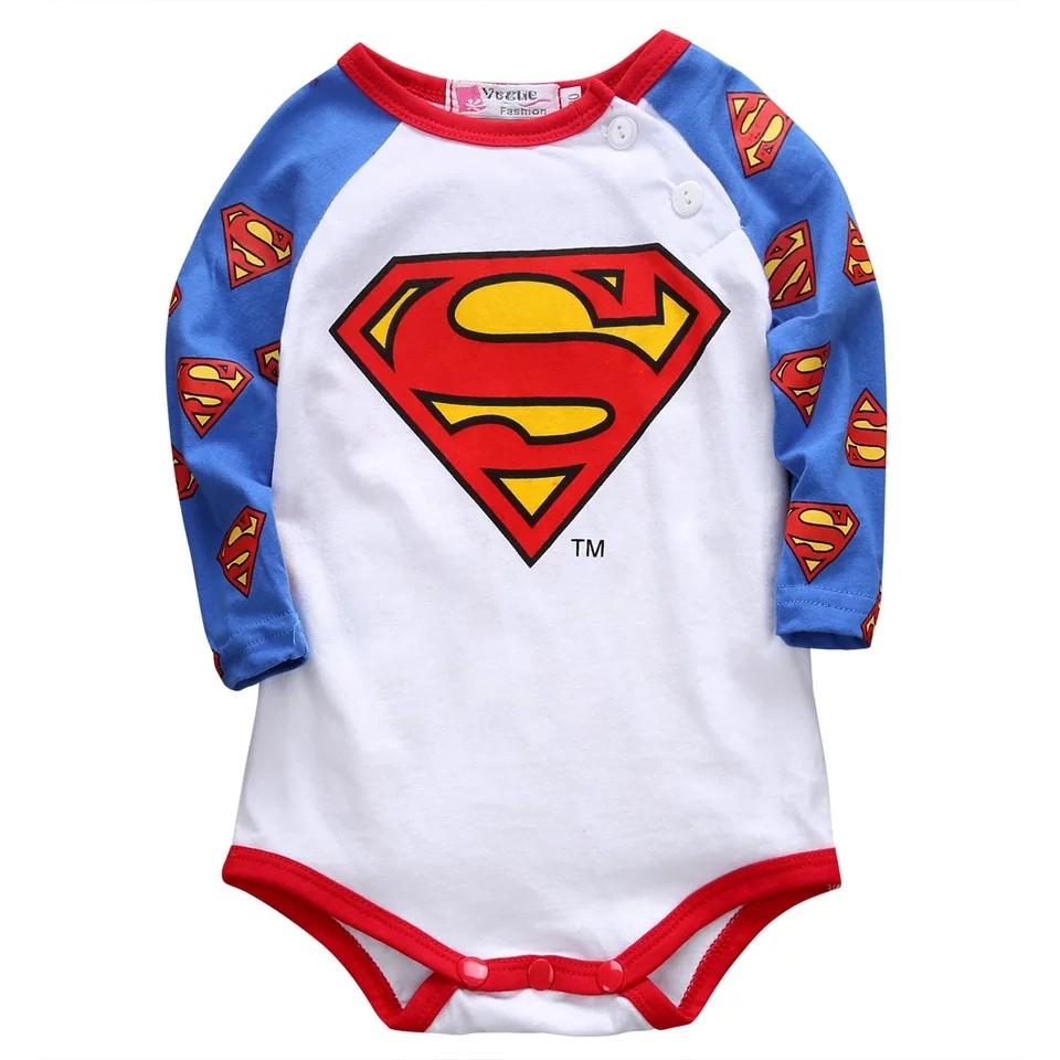 superman romper baby