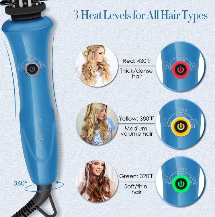 Swanmyst curling brush hot sale