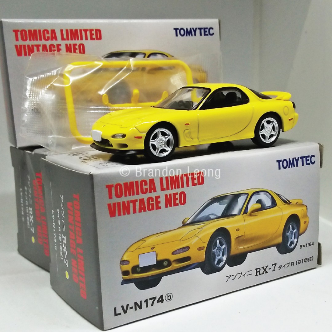 USA FREE SHIPPING TomyTec Limited Vintage Neo LV-N174 Mazda Ẽfini RX-7 Silver 