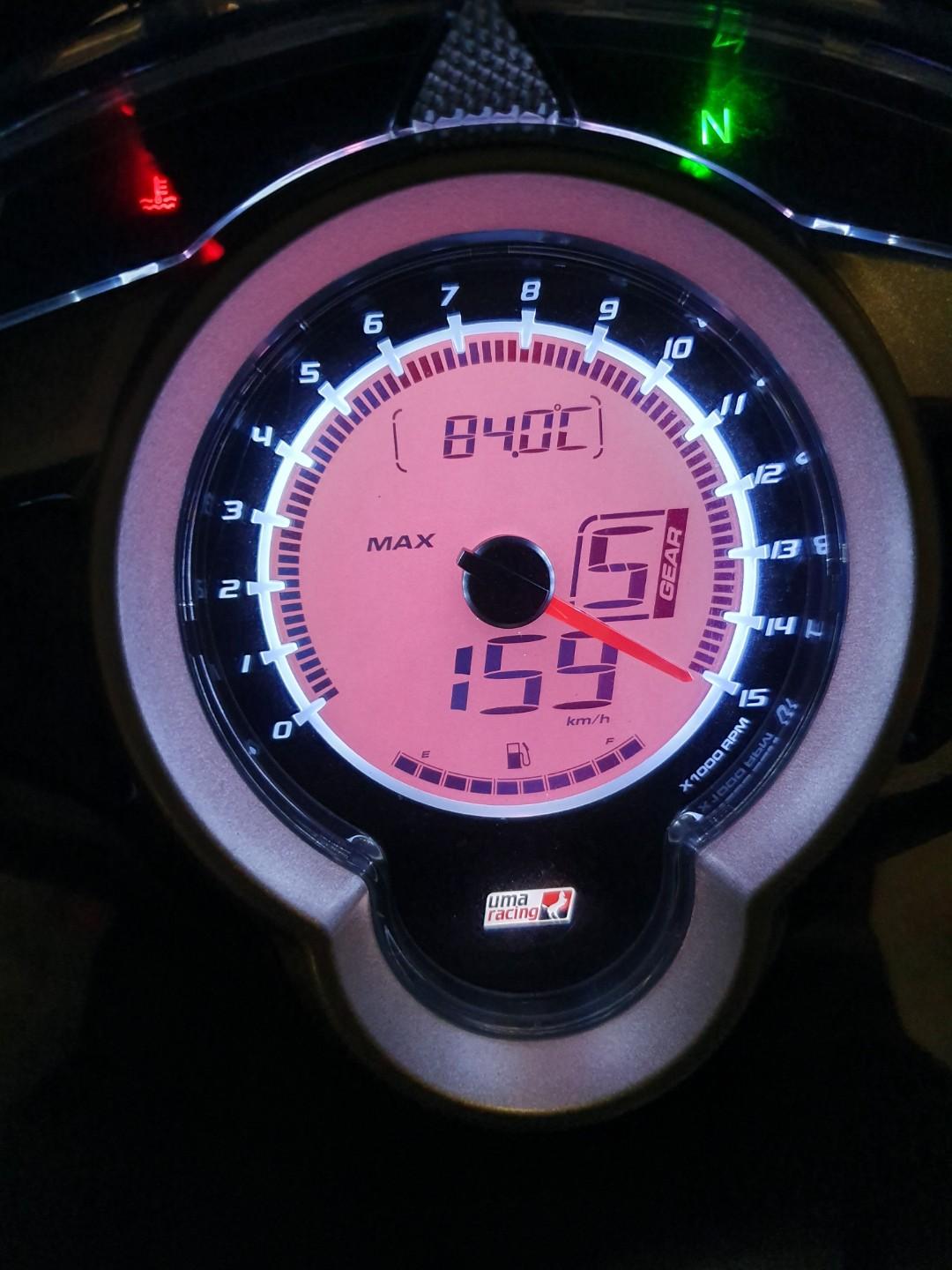 UMA Racing Speedometer Jupiter MX or LC 135, Motorcycles, Motorcycle