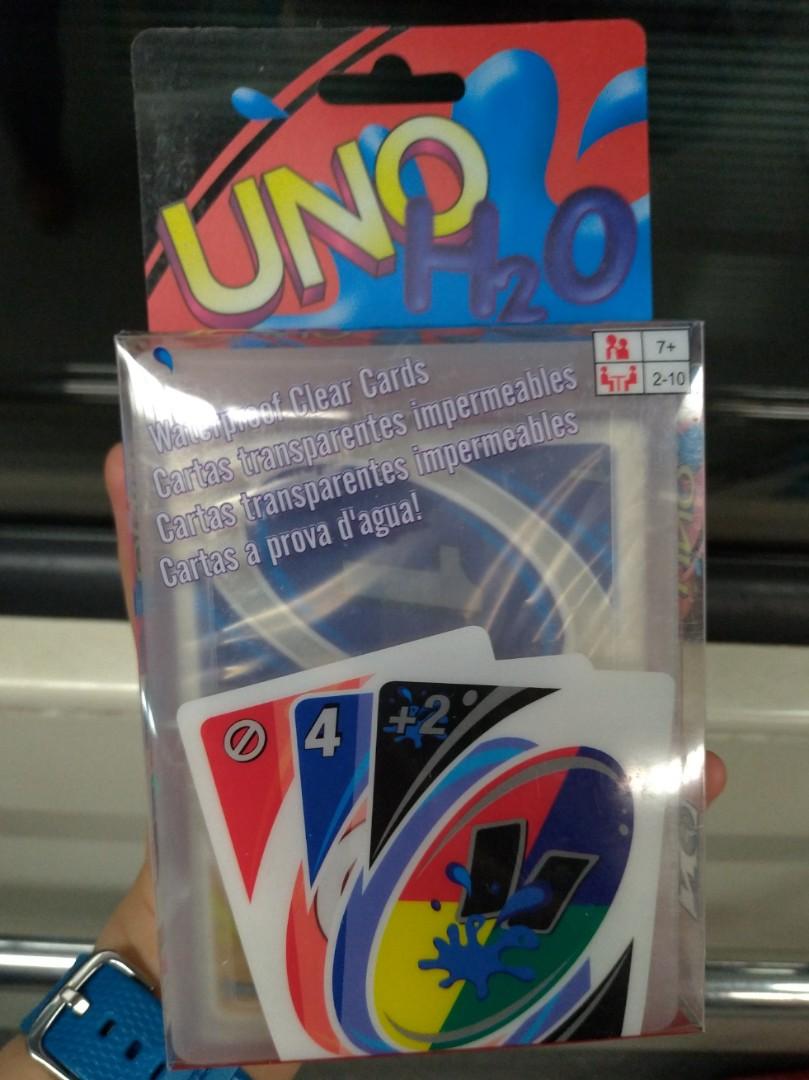 Uno H2o Waterproof Cards Set Mattel 04 Original Edition Hobbies Toys Toys Games On Carousell