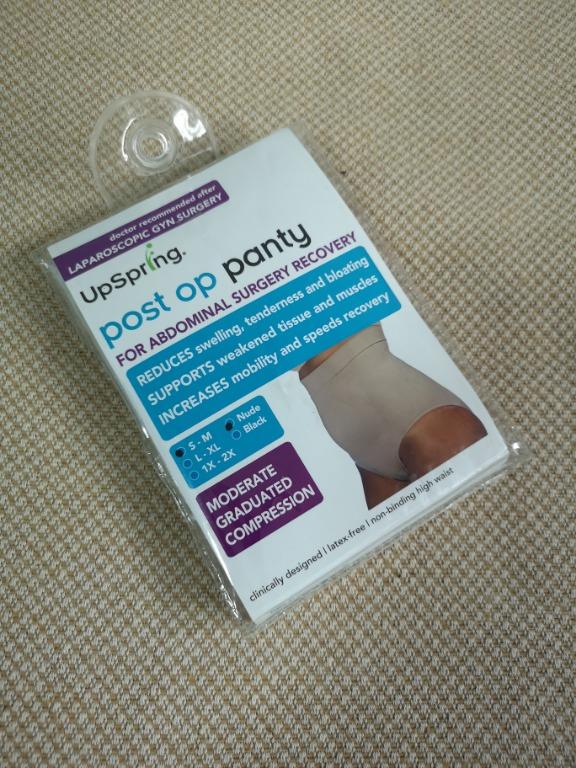 Post Op Panty Compression Hysterectomy and Myomectomy Recovery Panty LXL  Black