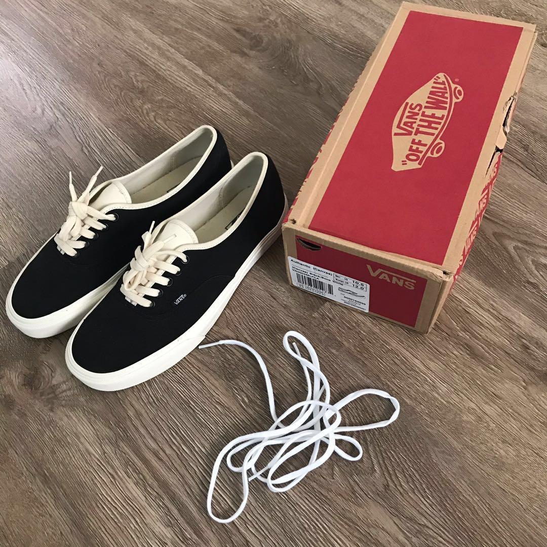 black bone vans authentic