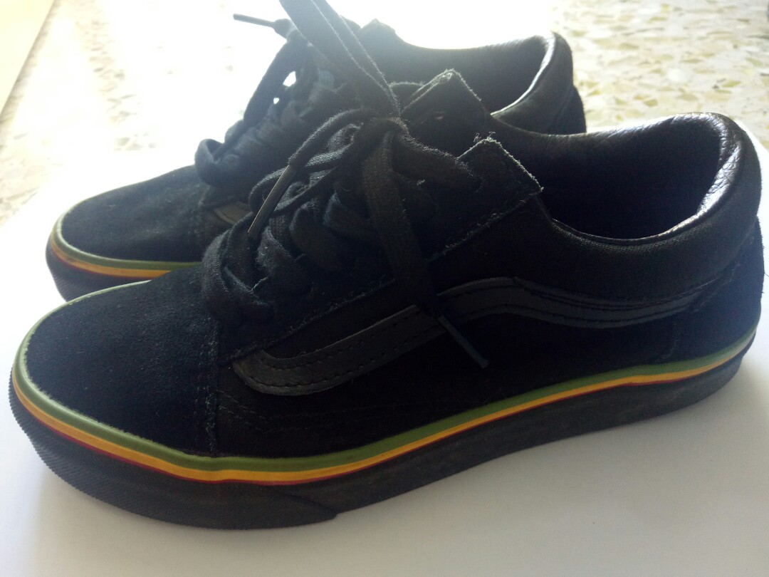 rasta vans old skool