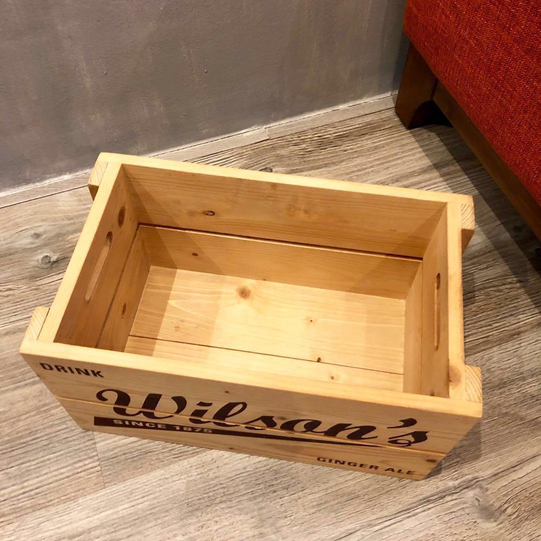 Wooden crate (Storage), Furniture & Home Living, Home Improvement