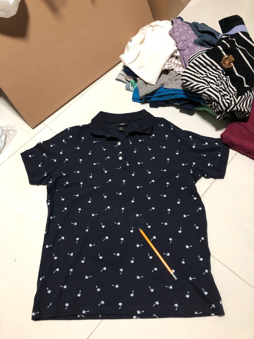 h and m mens polo shirts