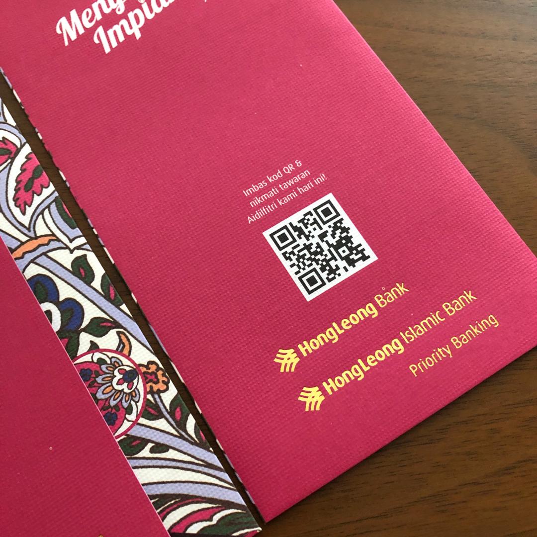 2019 Hlb Hong Leong Bank Priority Sdr Sampul Duit Raya Green