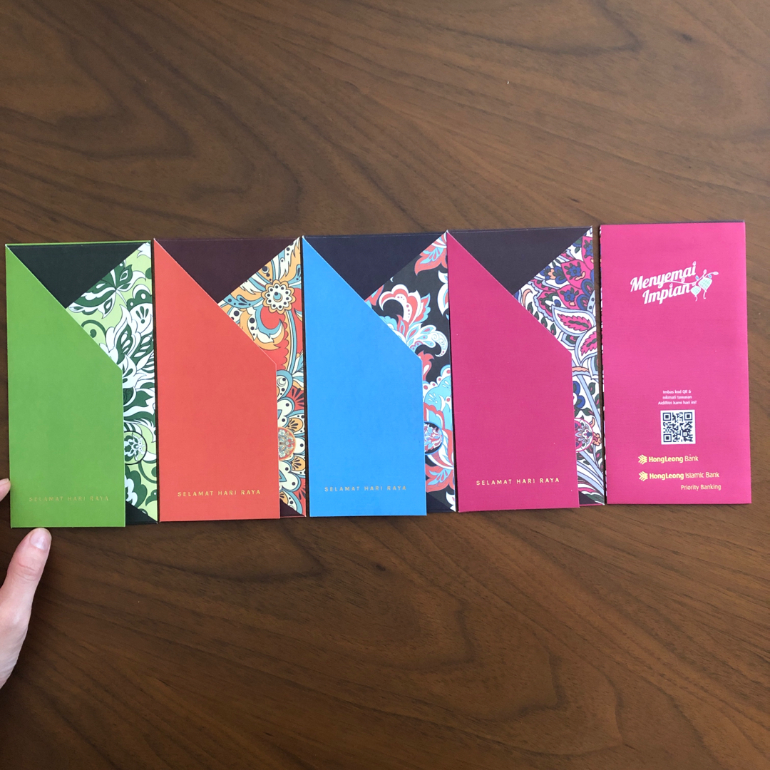 2019 Hlb Hong Leong Bank Priority Sdr Sampul Duit Raya Green
