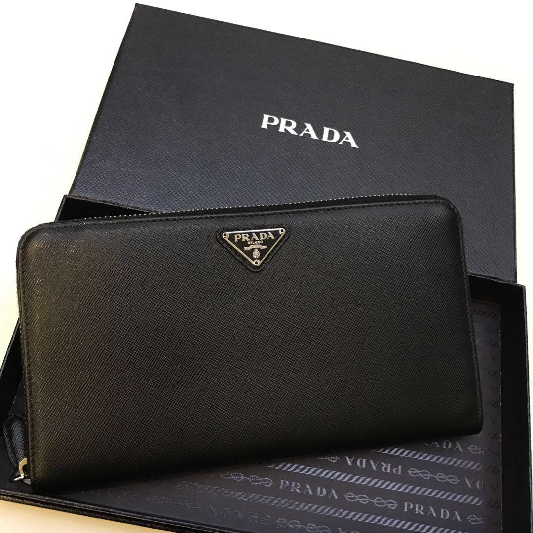 prada travel wallet
