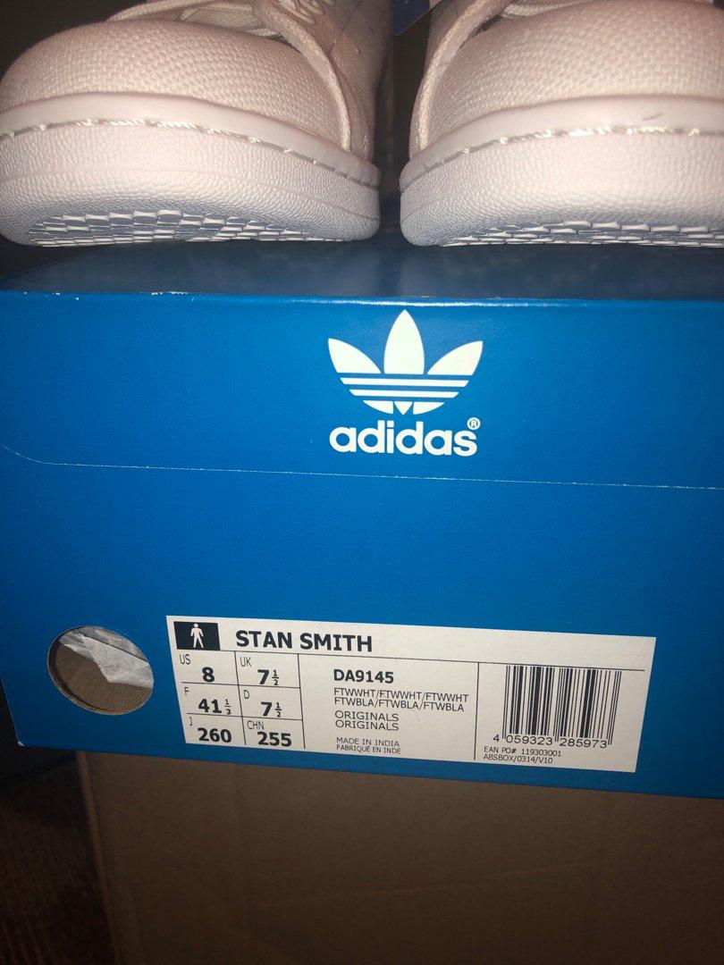 ADIDAS STAN SMITH CANVAS TRAINERS