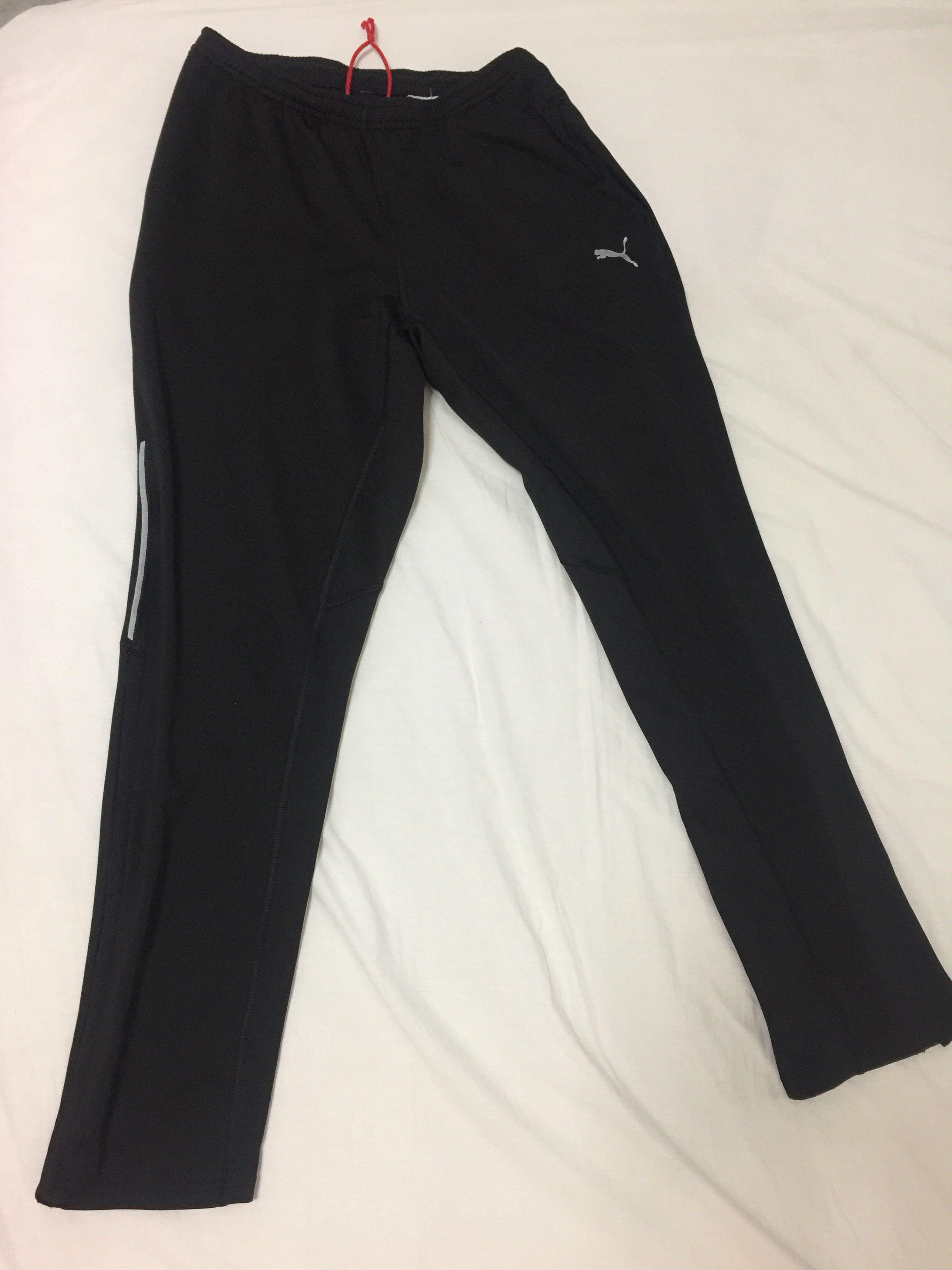 puma track pants with zipper pockets
