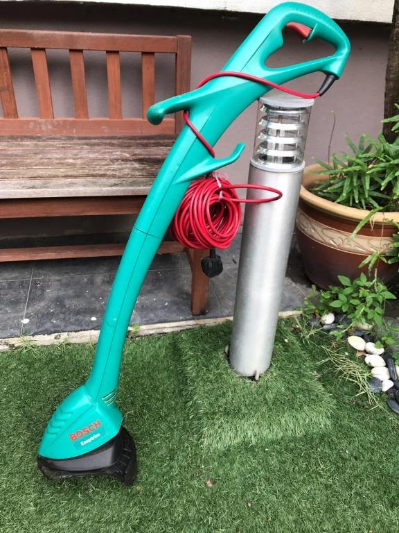 Bosch Electric Trimmer Mesin Rumput Elektrik Home Furniture Gardening On Carousell