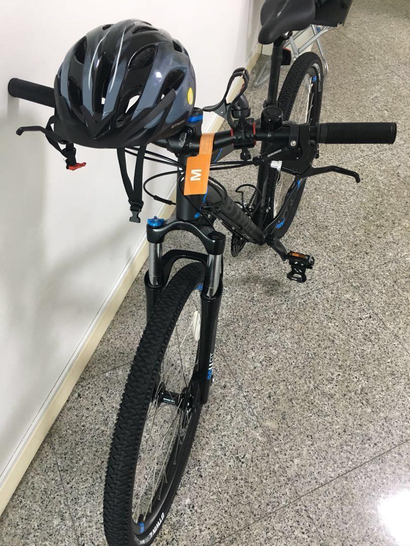 Velo vtt st 100 hotsell gris 27 5 rockrider