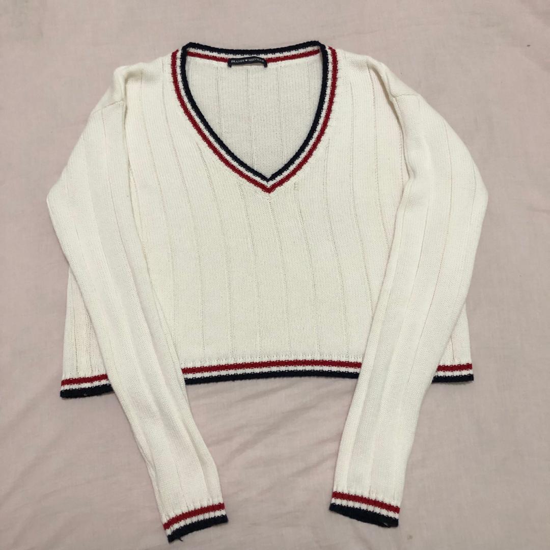 brandy melville knitted nicole striped sweater
