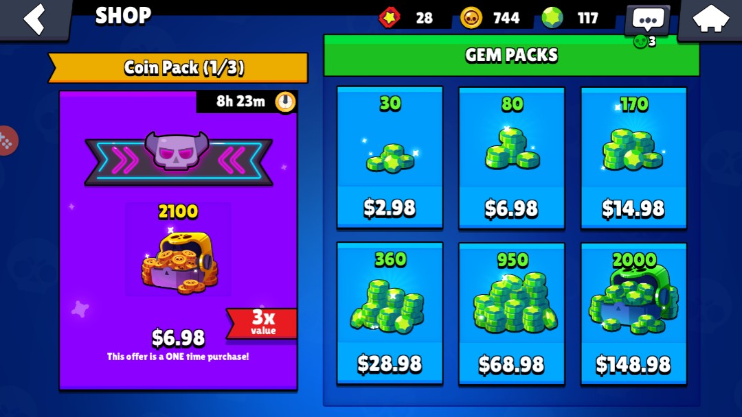 Brawl Stars Cheap Gems Video Gaming Gaming Accessories Game Gift Cards Accounts On Carousell - brawl stars random mithic price