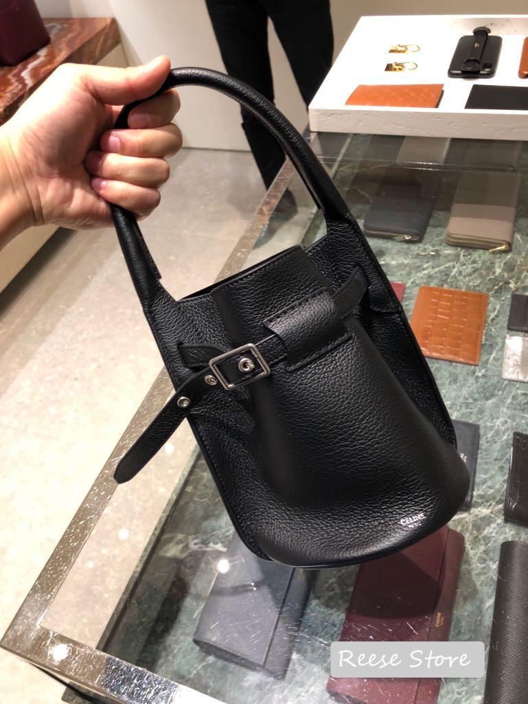 Big bag nano bucket in hotsell supple grained calfskin